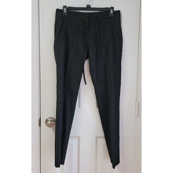 Theory Linen-Blend Jogger Pants 2 - Picture 1 of 9